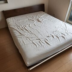 【引取限定／名古屋市熱田区】Koala(コアラ) クイーンマットレス ＋ CASA HILS キングベッドフレーム セット [Pickup only in Nagoya City Atsuta Ward] Koala Queen Mattress + CASA HILS King Bed Frame Setの画像