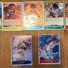 ワンピースカード　7枚セット　ニコロビンSR、ボアハンコックSR有りの画像