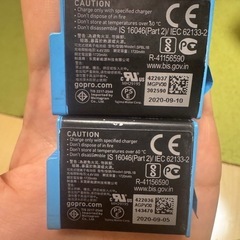 GoPro 充電器、バッテリーの画像