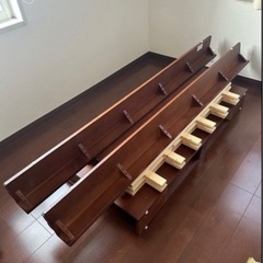 セミダブルベット　マットレス付きの画像
