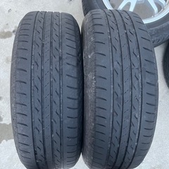 問い合わせ多数のため募集停止します。
30プリウス 純正 アルミ　ホイール 195/65R15 ブリヂストン ネクストリー タイヤ付 ZVW30  15インチ 6J ＋45の画像