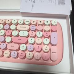 Bluetoothキーボード　ピンク　MOFII Candy BT-01 パソコン　スマホの画像
