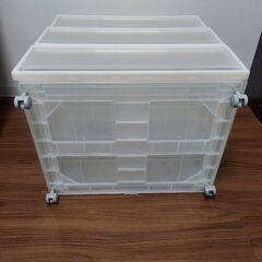 無印良品　収納ケース　キャスター付きの画像