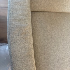 美品✨まだまだ使える3人掛けソファー&オットマンの画像