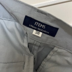 アーバンリサーチ　2タックコットントラウザーの画像