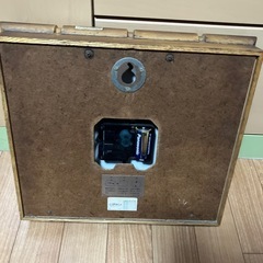 昭和レトロ SIEKO セイコー クォーツクロック 掛け時計 QA441B 稼動品 木枠 日本製 の画像