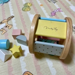 MilkyToy  型はめパズル　木製おもちゃの画像