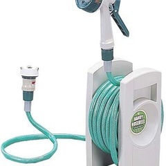 【未使用品】アイリスオーヤマ ハンディーホースリール グリーン 130601の画像