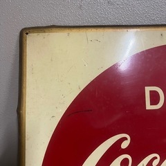 コカコーラ　ブリキ看板　昭和　レトロの画像