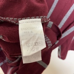 ナノユニバース　ジャガードストライプTシャツの画像