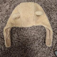 baby GAP ベージュクマ耳フード・ミトンセットの画像