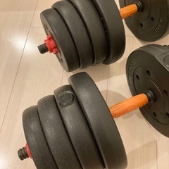 ダンベル セット  ダンベル 約20kg×2(19kg×2の画像
