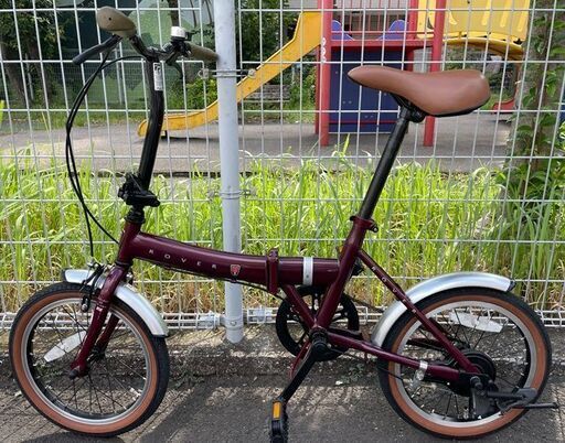引き取り限定】ROVER 折りたたみ自転車 深緑