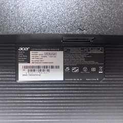 acer   　モニター  の画像
