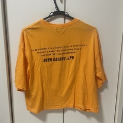 新品♡160クロップド丈Tシャツの画像