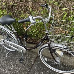 【中古自転車】丸石自転車　コサージュ24インチ　一般車　ママチャリの画像