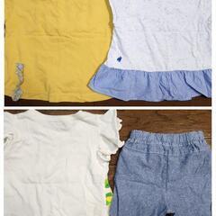 女の子服4枚セット サイズ80～95 綿100%の画像