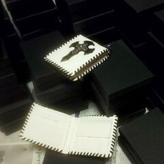 39個まとめ売り　クロス柄　折財布　ウォレットロープ付き　全国発送OKの画像