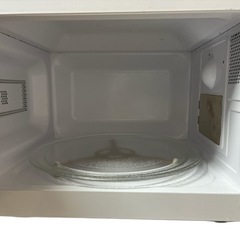 【美品】Haier 単機能電子レンジ JM-17J-50 ホワイト 2022年製の画像