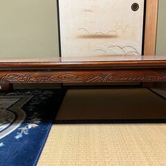 天然木化粧合板テーブル   化粧合板テーブル　2点セットの画像