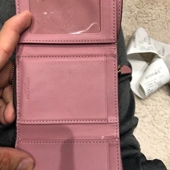 COACH 三つ折り財布 ブラウンの画像