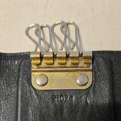 MCM ヴィセトス柄 総ロゴ 4連キーケース キーリング ブラックの画像