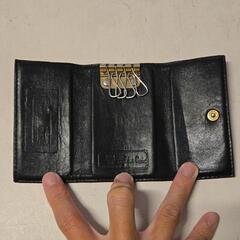 MCM ヴィセトス柄 総ロゴ 4連キーケース キーリング ブラックの画像