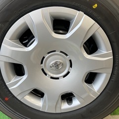 新車外し ハイエース純正タイヤホイール4本セット 2025年製造 BRIDGESTONE 195/80R15　の画像
