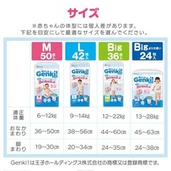 アイリスオーヤマ ゲンキ おむつパンツMサイズ5袋の画像
