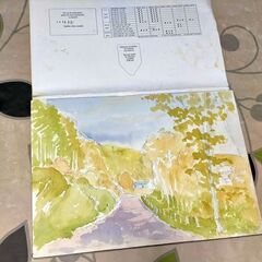 ★AQUARELLE ARCHES アルシュ紙 水彩紙 中古品の画像