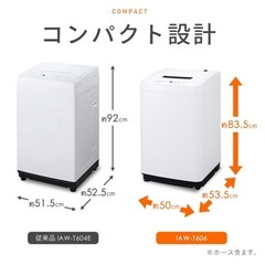 アイリスオーヤマ洗濯機　6kgの画像
