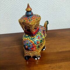  ★像 置物 アジアン エスニック 中古品の画像