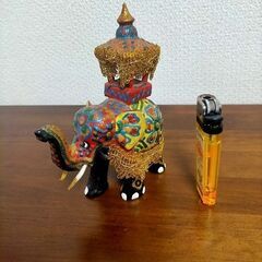  ★像 置物 アジアン エスニック 中古品の画像