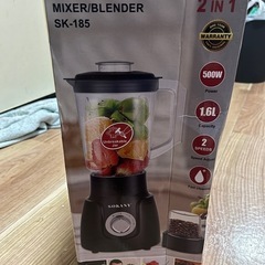 SOKANY 2IN1 ミキサー・ブレンダー 500W ジューサーの画像