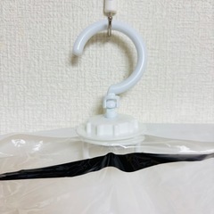【新品】スヌーピー ハンガー 圧縮袋 ロング バルブ付き フック付き アウター ダウン コート 130cm×60cmの画像