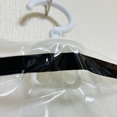 【新品】スヌーピー ハンガー 圧縮袋 ロング バルブ付き フック付き アウター ダウン コート 130cm×60cmの画像