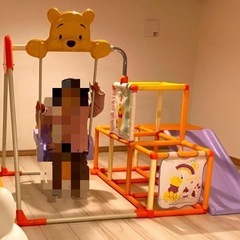 くまのプーさん　おりたたみキッズパークEXの画像