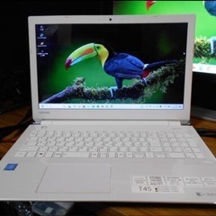 【8/12(火)まで】ノートパソコン 東芝 Dynabook Windows11 新品SSD256GB メモリ8GB Office2021 使用時間約50時間 美品の画像