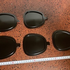 うちわの形をした小皿5枚　和菓子などにの画像