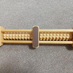 ローラー付き竹踏み　木製の画像