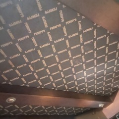 黒 合成皮革 バースツールの画像