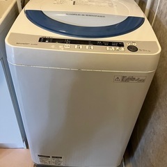 お引き渡し決定　シャープ　洗濯機　2014年製の画像