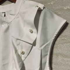 CHILLE ノースリーブチュニック（ホワイト）Mサイズの画像