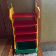 きりんのシューズラックの画像