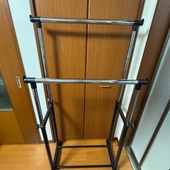 可変式２段ハンガーラックの画像