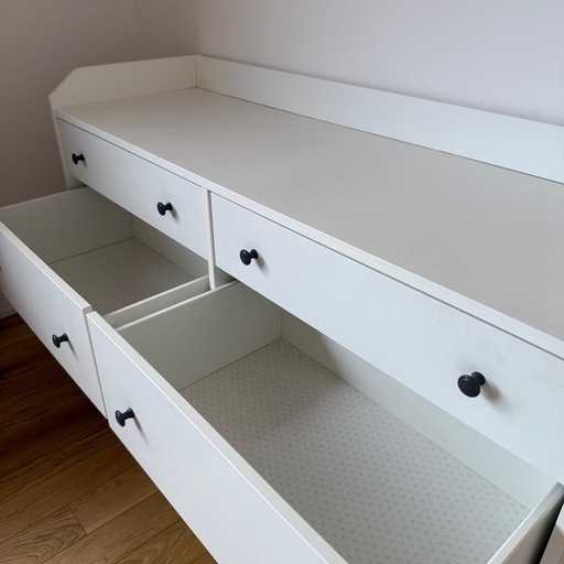 IKEA HAUGA/ハウガ：チェスト（引き出し×6）ホワイト