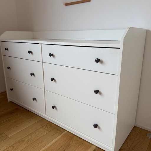 IKEA　HAUGA/ハウガ：チェスト（引き出し×6）ホワイト HAUGA/ハウガ：チェスト（引き出し×6）ホワイト - IKEA通販