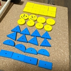色板トントン　2セット　知育玩具の画像