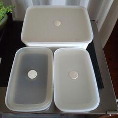 無印良品　保存容器　琺瑯の画像