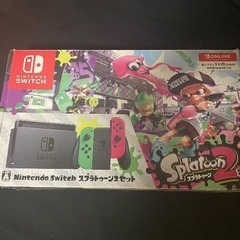 任天堂スイッチ スプラトゥーンver 本体の画像